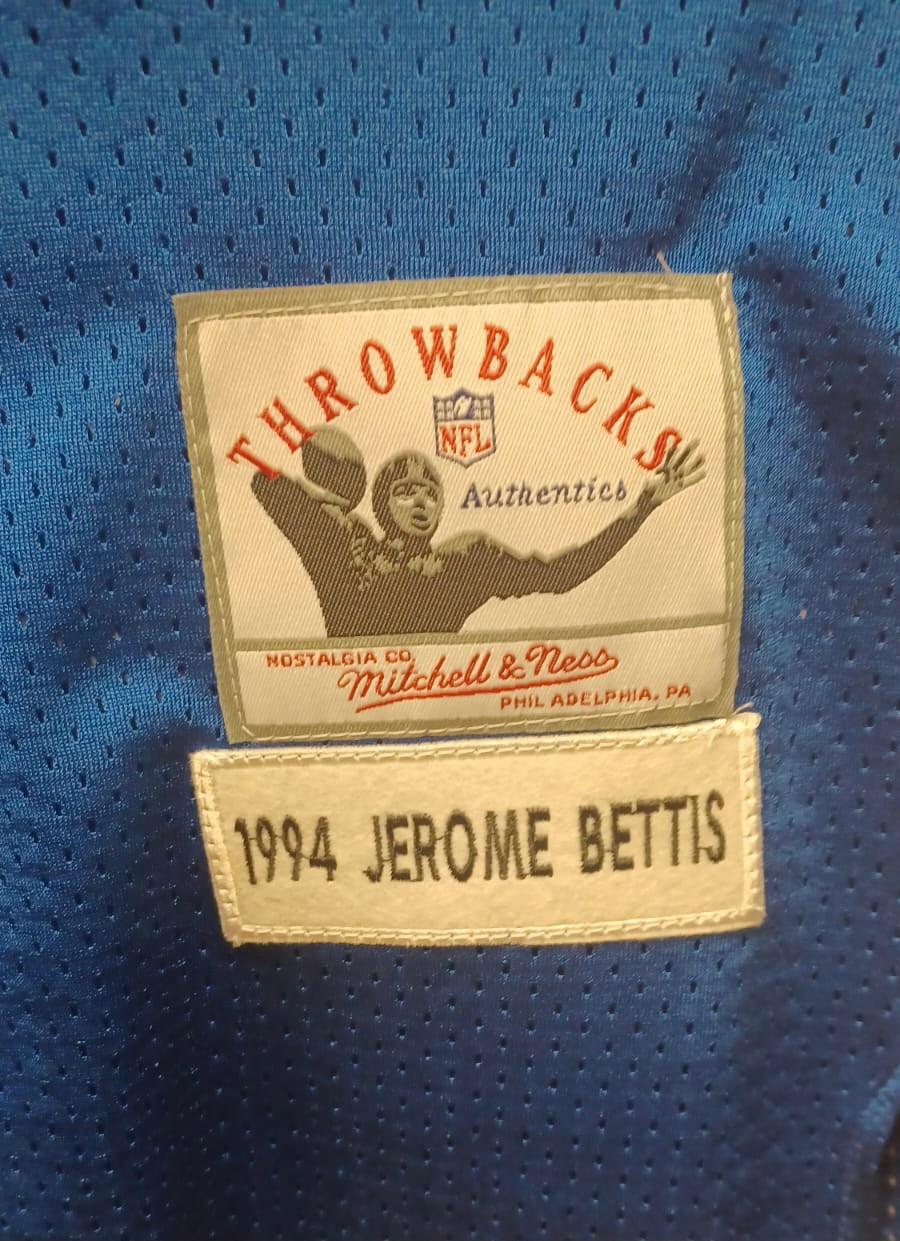 Jerome Bettis Los Angeles Rams Mitchell & Ness 1994 Throwback