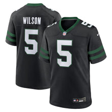 Garrett Wilson New York Jets Official NFL Nike Jersey black