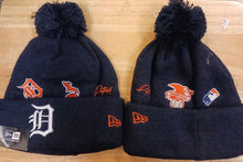 Detroit Tigers MLB New Era winter Hat with Pom Pom