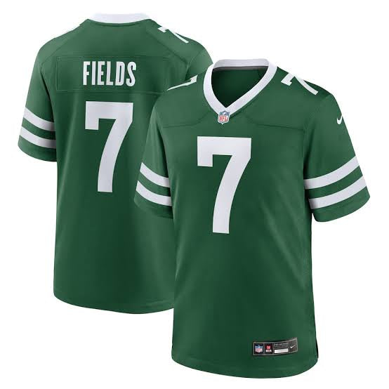 Justin Fields New York Jets Official NFL Nike Jersey green