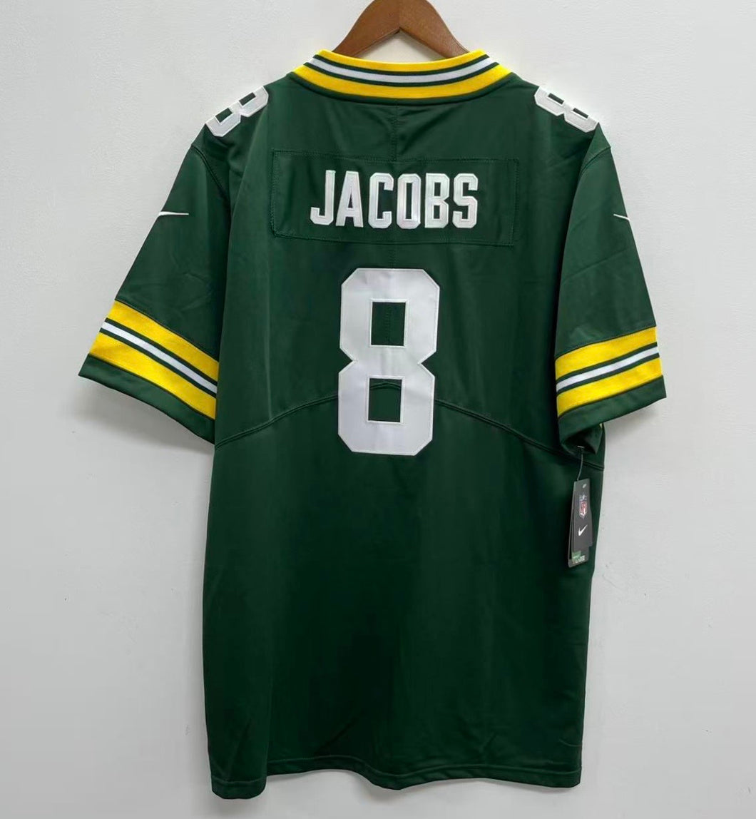 Josh Jacobs Green Bay Packers Official NFL Nike Jersey Green
