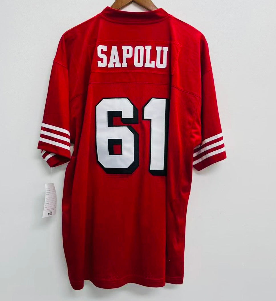 Jesse Sapolu 1994 San Francisco 49ers Jersey Mitchell & Ness