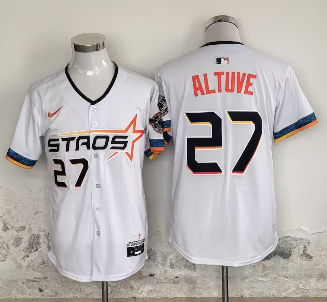 Jose Altuve Houston Astros Official MLB 2025 Nike Jersey