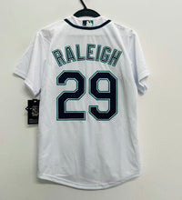 Cal Raleigh YOUTH KIDS Seattle Mariners Official MLB Nike Jersey white