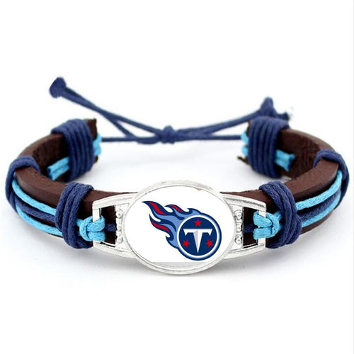 Tennessee Titans NFL leather bracelet