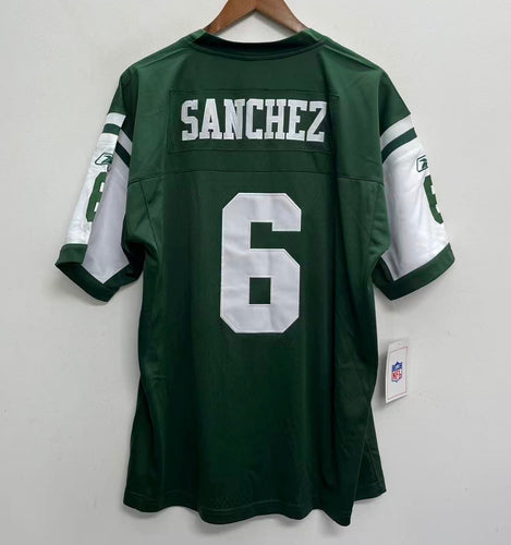 Mark Sanchez New York Jets Official NFL Reebok Jersey green