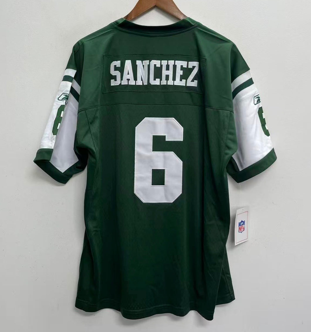 Mark Sanchez New York Jets Official NFL Reebok Jersey green