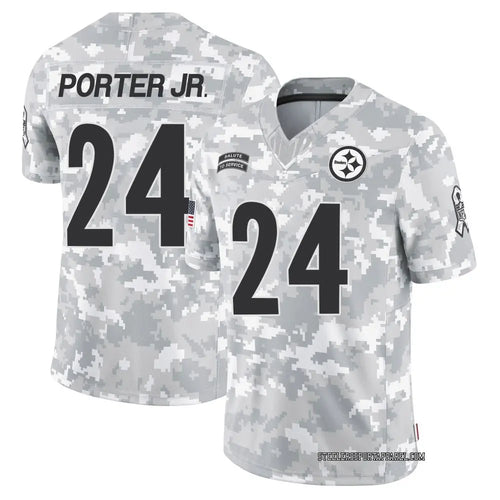 Joey Porter Jr.  Pittsburgh Steelers NFL Nike Salute To Service Jersey