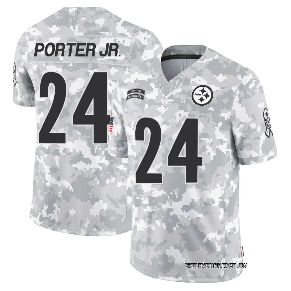 Joey Porter Jr.  Pittsburgh Steelers NFL Nike Salute To Service Jersey