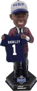 Saquon Barkley New York Giants Draft Day Bobblehead Forever Collectibles