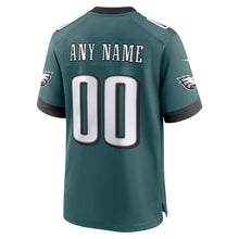 Any name & Number Philadelphia Eagles Official NFL Nike jersey green