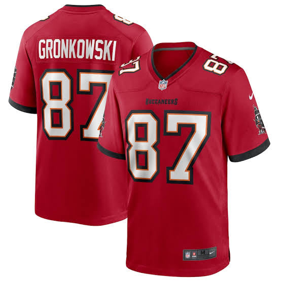 Rob Gronkowski Tampa Bay Buccaneers NFL NIKE Jersey red