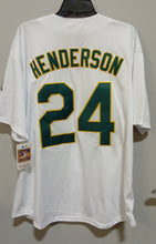 Rickey Henderson 1990 Oakland A’s Athletics Official MLB Mitchell & Ness Jersey