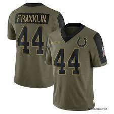 Zaire Franklin Indianapolis Colts Official NFL Nike Salute to Service Jersey