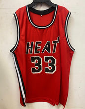 Alonzo Mourning Miami Heat autographed jersey JSA Witnessed COA