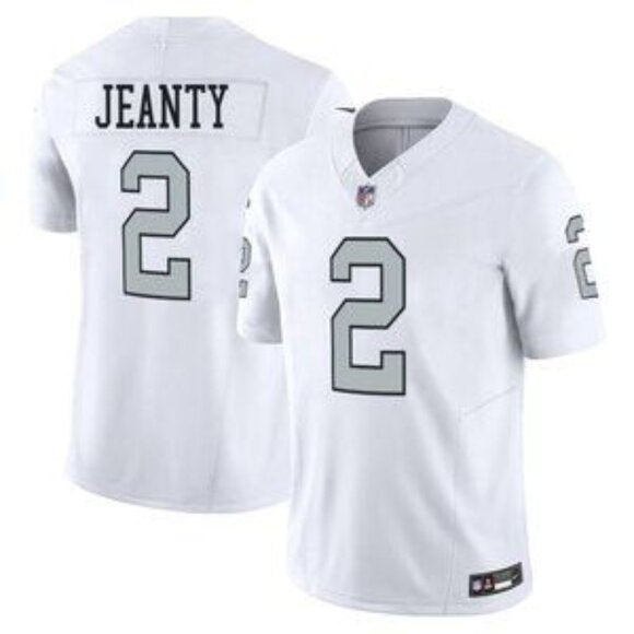 Ashton Jeanty Las Vegas Raiders Official NFL Nike Jersey white