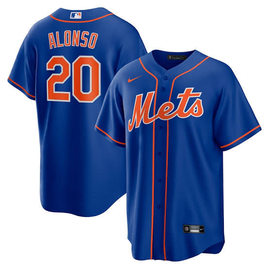 Pete Alonso New York Mets Official MLB Nike Jersey blue – Classic