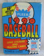 1990 Fleer Baseball wax box 36 packs