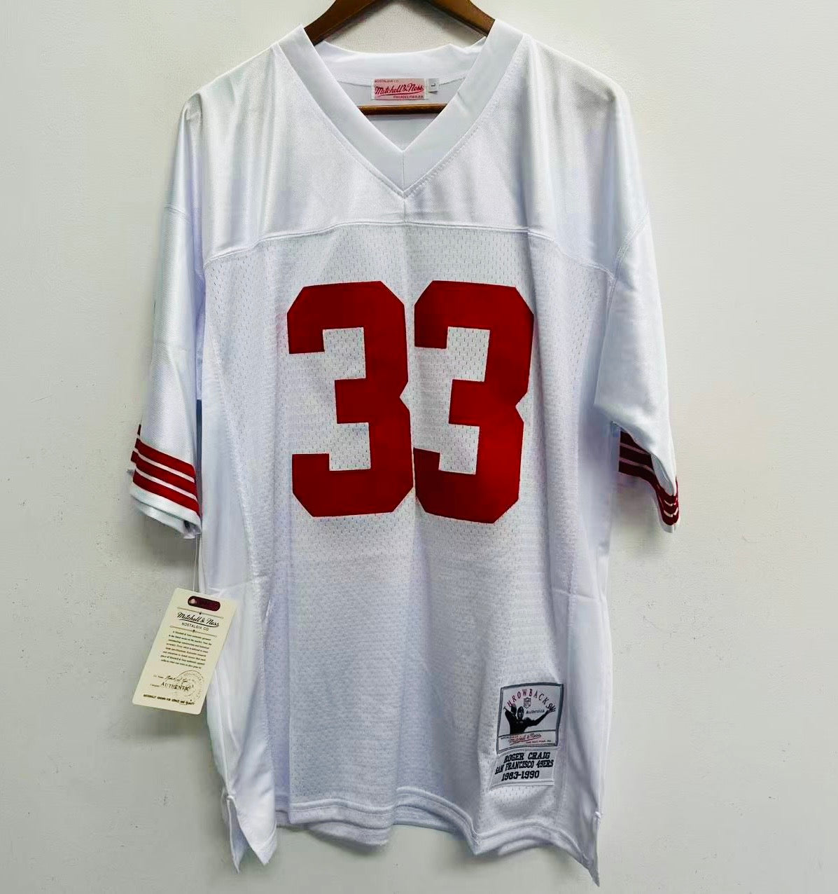 秋SALE 49ERS フットボール TシャツALSTYLE ホワイトUSA 秋SALE 49ERS フットボール TシャツALSTYLE ホワイトUSA 【公式通販】