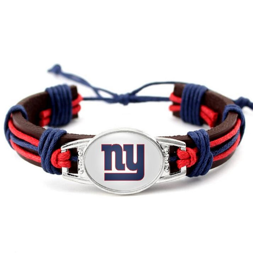 New York Giants NFL leather bracelet