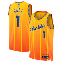 LaMelo Ball Charlotte Hornets Jordan brand Jersey Orange