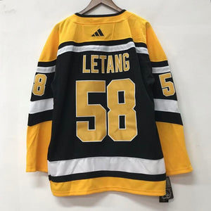 Kris Letang Pittsburgh Penguins Jersey black