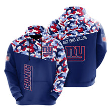 New York Giants color camouflage light weight hoodie