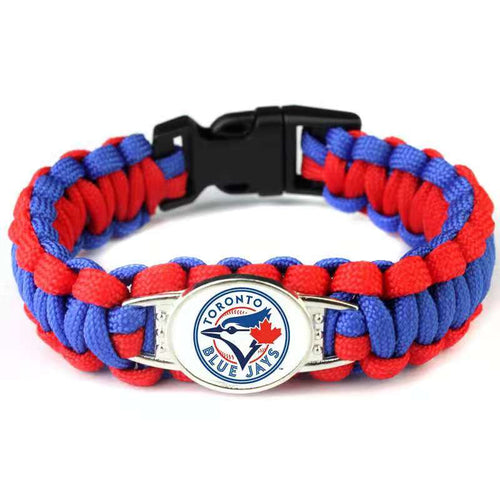 Toronto Blue Jays snap clasp bracelet