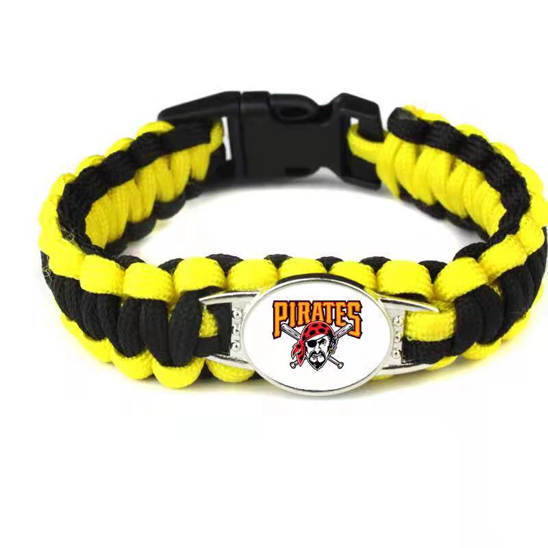 Pittsburgh Pirates snap clasp bracelet