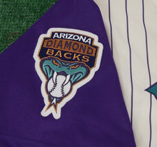 Matt Williams Arizona Diamondbacks Official MLB 2001 World Series Jersey white w/purple sleeves
