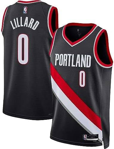 Damian Lillard Portland Trailblazers Official NBA Nike Jersey Black