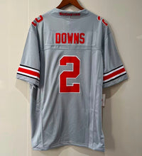 Caleb Downs Ohio State Buckeyes YOUTH KIDS Official NCAA Nike Jersey Gray