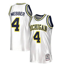 Chris Webber Michigan Wolverines Official NCAA Mitchell & Ness Jersey white