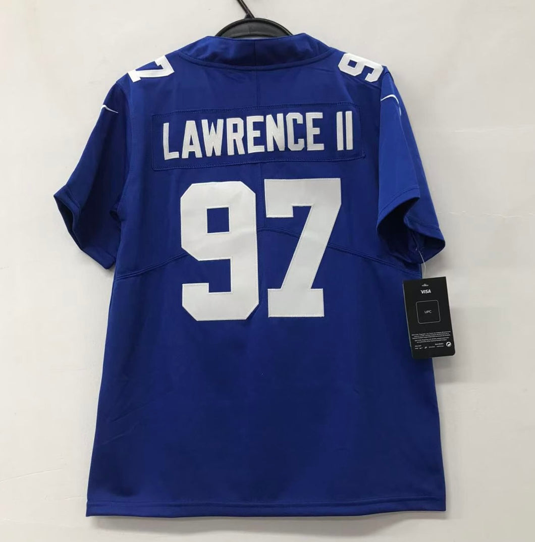 Dexter Lawrence II New York Giants YOUTH Official NFL Nike Jersey blue