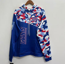 New York Giants color camouflage light weight hoodie