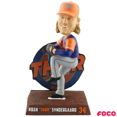 Noah Syndergaard New York Mets Thor Nickname series Bobblehead Forever Collectibles