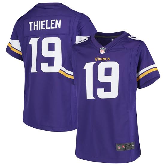 Adam Thielen Minnesota Vikings Official NFL Nike Jersey Purple