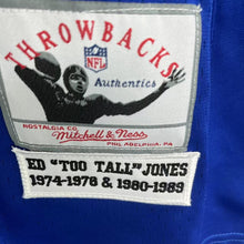 Ed Too Tall Jones Dallas Cowboys Official NFL Jersey blue Mitchell & Ness