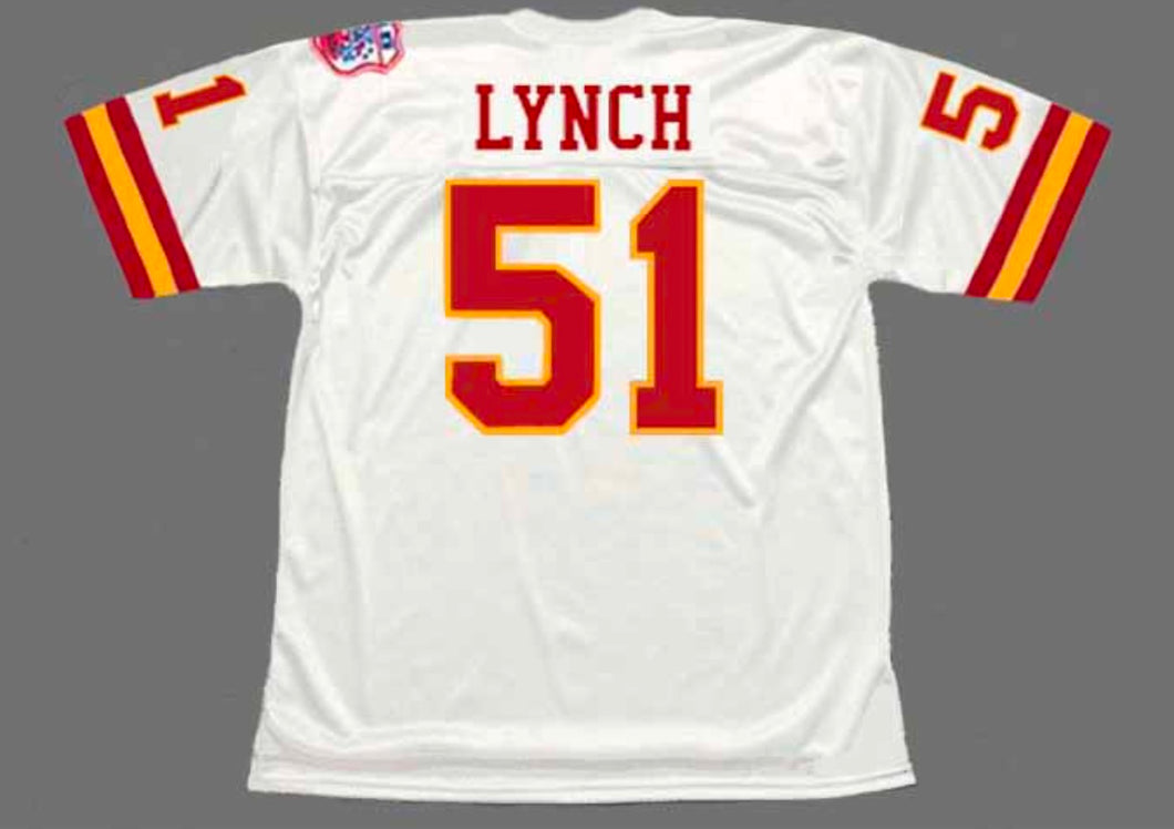 Jim Lynch 1969 Kansas City Chiefs NFL Mitchell & Ness Jersey white