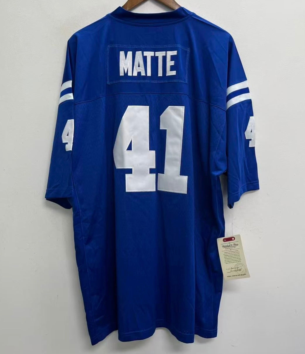 Tom Matte Baltimore Colts NFL Mitchell & Ness Jersey