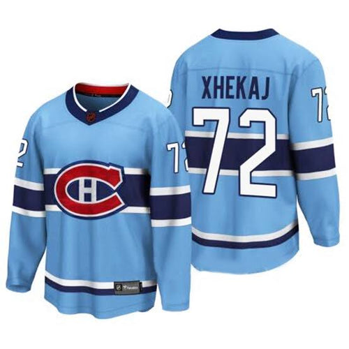 Arber Xhekaj Montreal Canadiens Official NHL Jersey Adidas blue