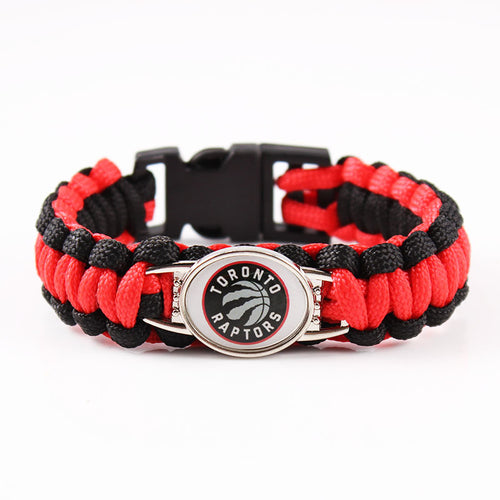 Toronto Raptors snap clasp bracelet