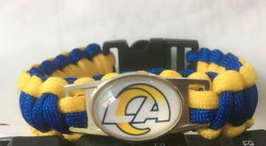 Los Angeles Rams snap clasp bracelet