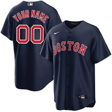 Any Name & Number Customized Boston Red Sox Official MLB Nike Blue jersey