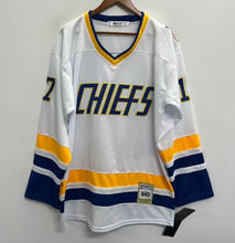 Steve Hanson #17 Charlestown Chiefs Slapshot 1977 Movie white