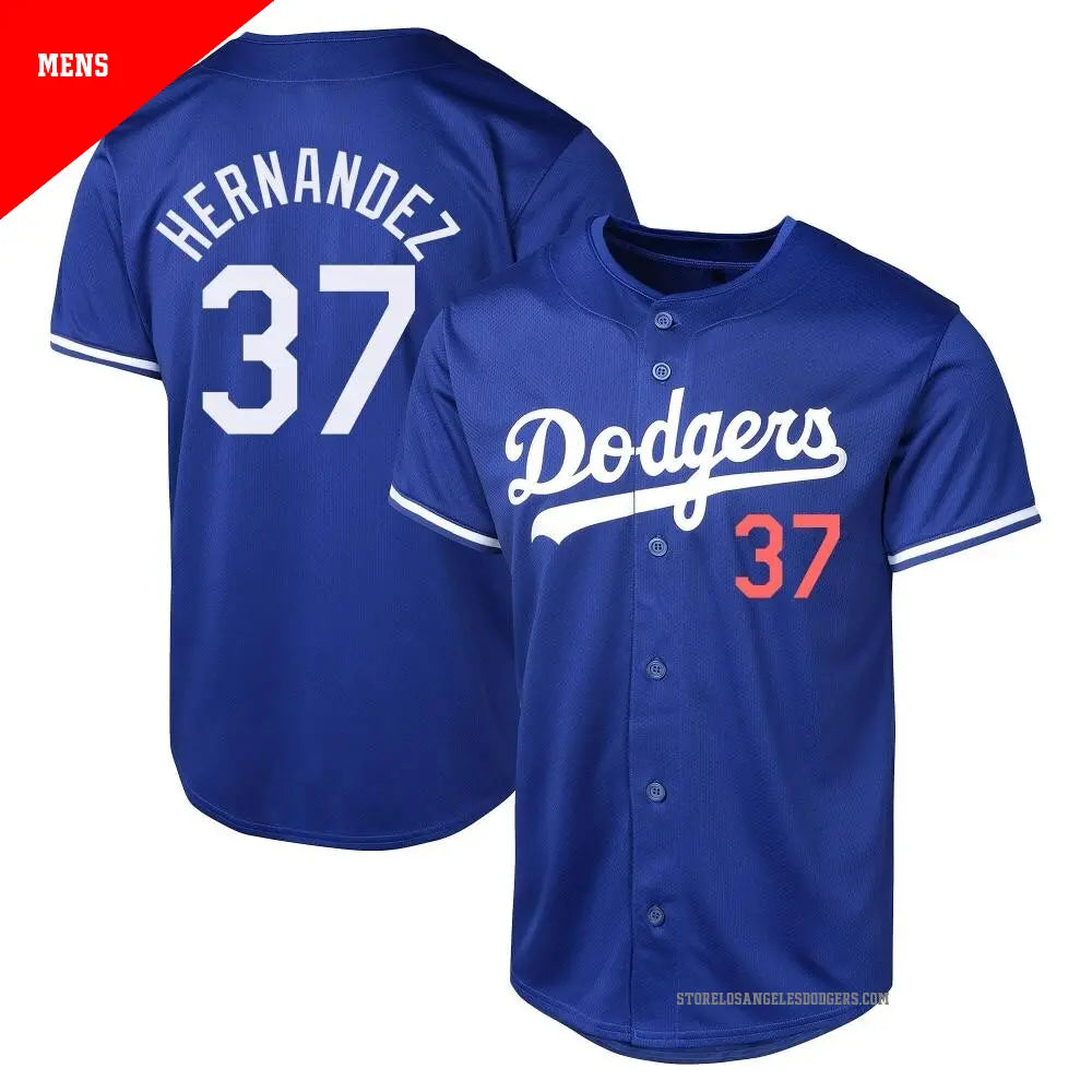 Teoscar Hernandez Los Angeles Dodgers Official MLB  Nike Jersey blue