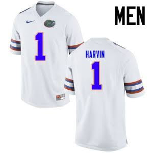 Percy Harvin Florida Gators Official NCAA Jordan Brand Jersey White