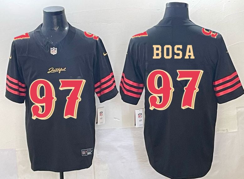 Nick Bosa San Francisco 49ers Official NFL 2025 Rivalries Collection Nike Jersey