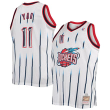 Yao Ming Houston Rockets official NBA Mitchell & Ness Jersey white