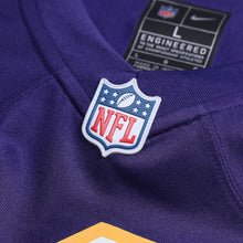 Any name & Number customized Minnesota Vikings Official NFL Nike jersey purple